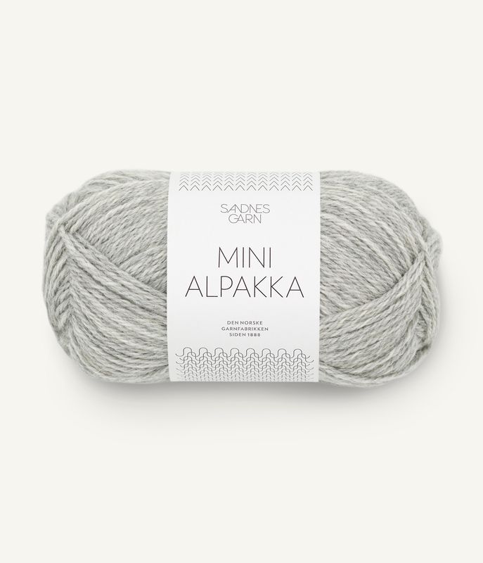 Mini Alpakka 1032 Light Grey Melange